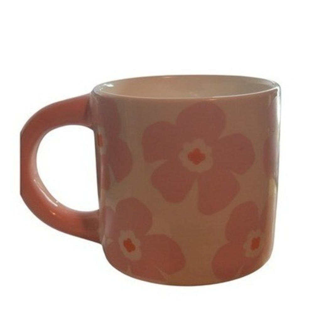 Modern Expressions Pink‎ Floral Mug 14.2 oz Dishwasher Microwave Safe